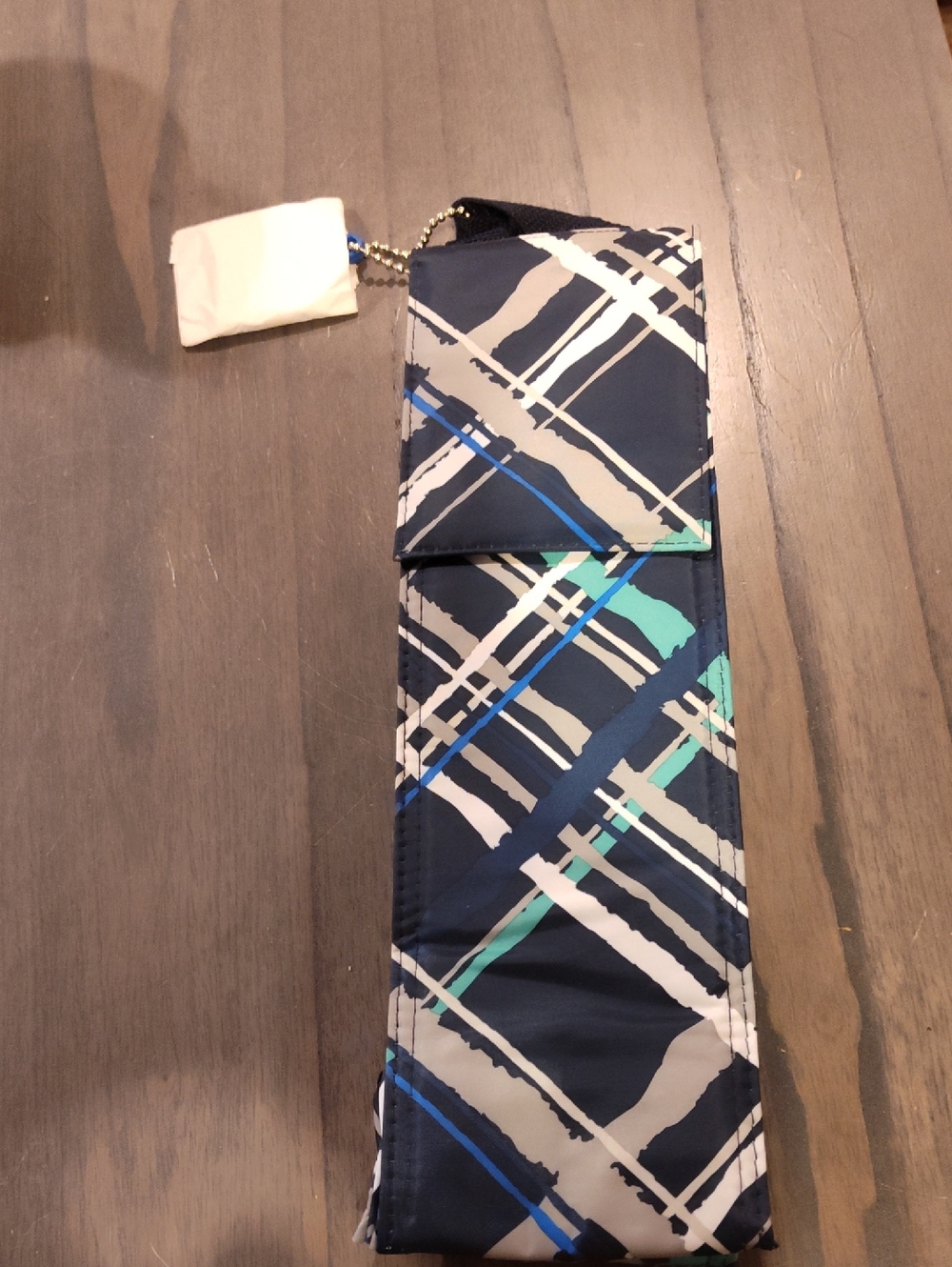 thirty-one Navy Blue Plaid Travel Sleeve